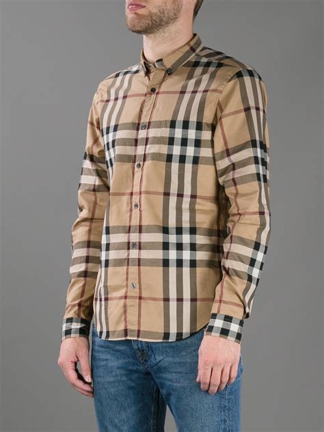 burberry authenticity check shirt|burberry check shirt men's.